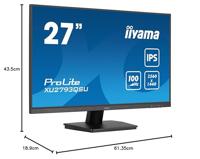 Iiyama ProLite XU2793QSU-B7 LED-monitor Energielabel E (A - G) 68.6 cm (27 inch) 2560 x 1440 Pixel 16:9 1 ms HDMI, DisplayPort, Hoofdtelefoon (3.5 mm - thumbnail