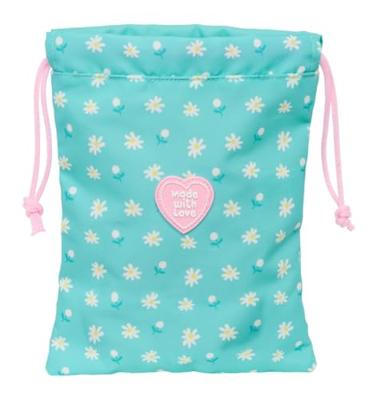 Lunchtrommel Peppa Pig Pretty flowers Geel Munt