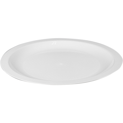 Goldplast Bord | dessertbord | Use & reuse | reusable | rond | 1-vaks | pP | Ø18.5cm | wit | 600 stuks