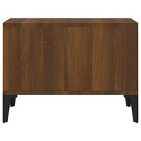 Salontafel 60x50x36,5 cm bewerkt hout bruineikenkleurig - thumbnail