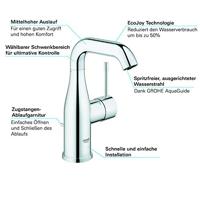 GROHE Essence New Wastafelkraan Opbouw - uitloop 11.4cm - M-size - hoge draaibare uitloop - waste - chroom 23462001 - thumbnail