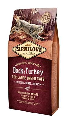 CARNILOVE Duck&Turkey Large Breed - droog kattenvoer - 6kg