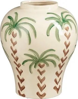 Mica Decorations vaas keramiek paradiso 26x31.5cm off white