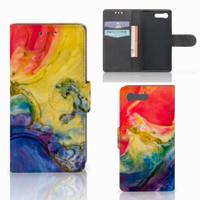 Hoesje Sony Xperia X Compact Watercolor Dark - thumbnail