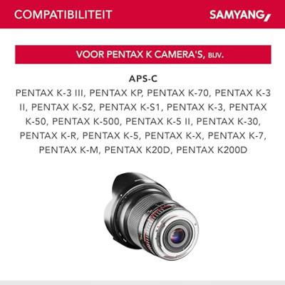 Samyang 16mm F/2.0 ED AS UMC CS Pentax