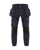 Blåkläder werkbroek denim stretch x1900 19901141 | marineblauw/zwart | maat c44 - 7330509531846 - thumbnail