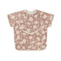 Meegroeislabbetje met mouwen 2-in-1 BEABA Playful rouge - thumbnail