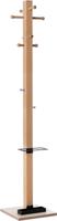 Kapstok Easycloth model B, uit hout, zwart - thumbnail
