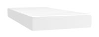 Boxspring met matras kunstleer wit 90x200 cm - thumbnail