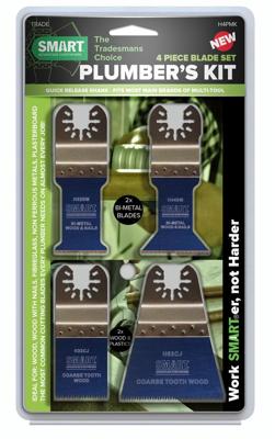 SMART blades UN TRA 4st Blad assorti loodgieter voor multitool SMART blades UN TRA 4st Blad assorti loodgieter voor multitool