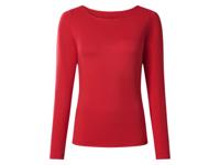 esmara Dames longsleeve (Rood, XS (32/34)) - thumbnail