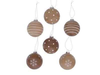 Boltze Home Kerstbal warel glas ø8cm