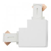 SG Zip Hoekstuk koppeling spanningsrail mat wit 230V 3060 - thumbnail