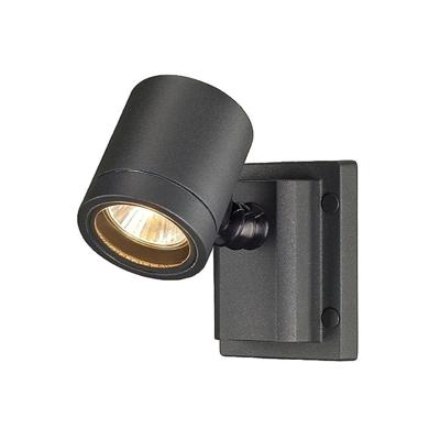 SLV New Myra Wall 233105 Buitenlamp (wand) Halogeen GU10 50 W Antraciet
