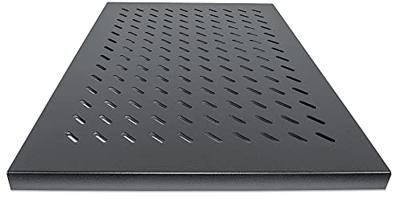 Intellinet 712545 19 inch 1 HE Vast inbouw Geschikt voor kastdiepte: vanaf 1000 mm Zwart