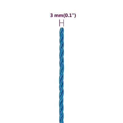 VidaXL Werktouw 3 mm 100 m polypropeen blauw - thumbnail