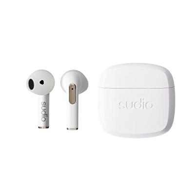 Sudio N2 In Ear headset Bluetooth Stereo Wit Headset, Oplaadbox, Touchbesturing