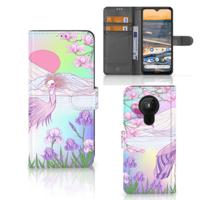 Nokia 5.3 | Telefoonhoesje | Met pasjeshouder | Bird - thumbnail