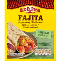 Old El Paso Kruidenmix Fajitas Original Mild 30 g bij Jumbo - thumbnail