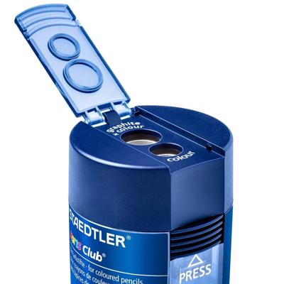 Puntenslijper staedtler noris dubbel + opvangbak Puntenslijper staedtler noris dubbel + opvangbak