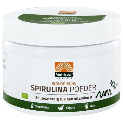 Mattisson HealthStyle Biologische Spirulina Poeder Mattisson HealthStyle Biologische Spirulina Poeder