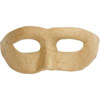 Creativ Company Zorro masker, h: 8 cm, b: 21 cm, 1 stuk - thumbnail