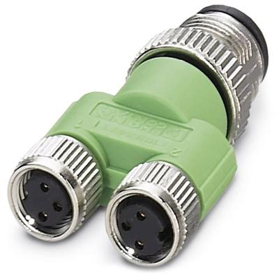 Phoenix Contact 1683471 Sensor/actuator verdeler en adapter M8, M12 Aantal polen (sensoren): 3 Adapter, Y-vorm 5 stuk(s)