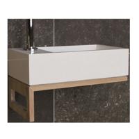 Fonteinset Luca Sanitair Iris 35x18,5x9 cm Omkeerbaar Glans Wit Luca Sanitair - thumbnail