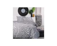 Dekbedovertrek set TODAY Wit Zwart 260 x 240 cm - thumbnail
