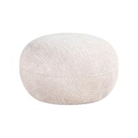 Richmond Poef 'Jace' Chenille, kleur Crème - thumbnail