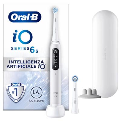 Oral-B iO Series 6s white 4210201427407 Elektrische tandenborstel Roterend / oscillerend Wit