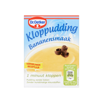 Dr. Oetker Kloppudding Banaan 74 g bij Jumbo