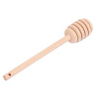 Overige Merken Houten honinglepel 15x2.8 cm lotushout - thumbnail