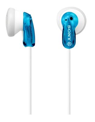 Sony Mdr-E9Lp In-Ear/In-Ear Koptelefoon (1,2M Kabel, Neodymium Magneet, Voor Mp3-Speler, Walkman, Ipod) Wit/Blauw