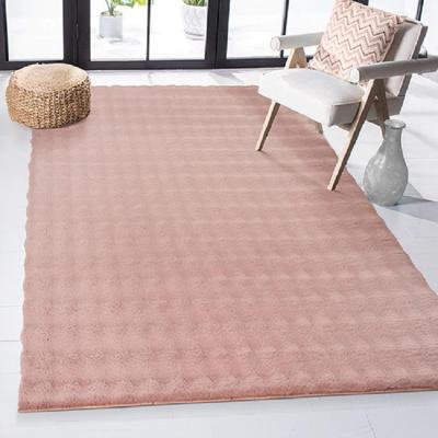 Superzacht Hoogpolig vloerkleed bubblevorm- Cloudy Roze-160 x 220 cm