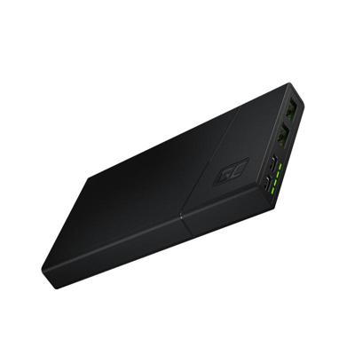 Green Cell GC PowerPlay10S Powerbank 10000 mAh Quick Charge 3.0, USB PD LiPo USB-A, USB-C Zwart
