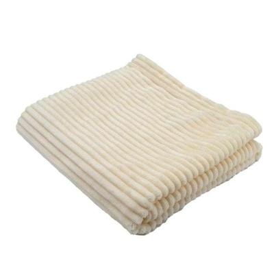 Boudoir deken - DOMIVA - Melk - 75 x 100 cm - Corduroy, zacht en warm