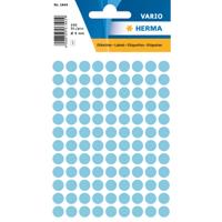 Etiket herma 1843 rond 8mm blauw 540st - thumbnail