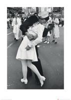 Kunstdruk Time Life - War Time Kiss 50x70cm - thumbnail