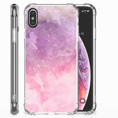 Back Cover Apple iPhone X | Xs Pink Purple Paint Back Cover Apple iPhone X | Xs Pink Purple Paint