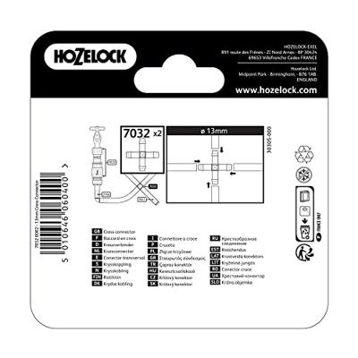 Kruiskoppeling dia. 13 mm Hozelock - Hozelock Kruiskoppeling dia. 13 mm Hozelock - Hozelock