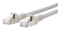 Metz Connect 1308450533-E RJ45 Netwerkkabel, patchkabel CAT 6A S/FTP 0.50 m Grijs Snagless 1 stuk(s) - thumbnail