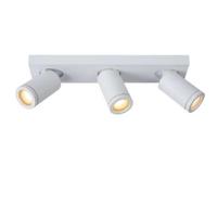 Lucide TAYLOR - Plafondspot Badkamer - LED Dim to warm - GU10 - 3x5W 2200K/3000K - IP44 - Wit - thumbnail