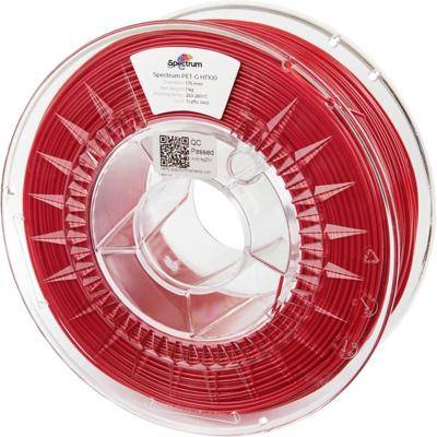 Spectrum Filaments 80409 PET-G HT100 Filament PETG Hittebestendig, Chemisch bestendig 1.75 mm 1000 g Traffic Red, Rood 1 stuk(s) Spectrum Filaments 80409 PET-G HT100 Filament PETG Hittebestendig, Chemisch bestendig 1.75 mm 1000 g Traffic Red, Rood 1 stuk(s)