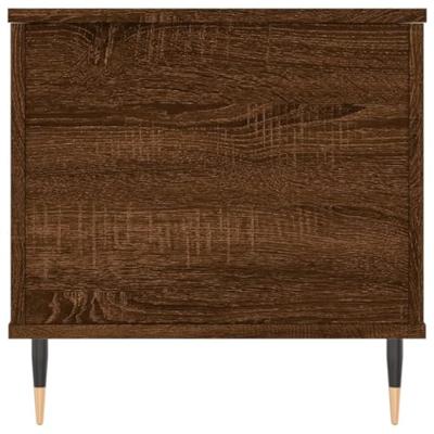 Salontafel 90x44,5x45 cm bewerkt hout bruin eikenkleur