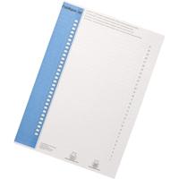 Elba ruiterstrook type 9, vel met 31 etiketten, blauw - thumbnail