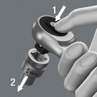 Wera Zyklop Metal 8003 A 05004003001 Omschakelratel 1/4 (6.3 mm) 141 mm - thumbnail