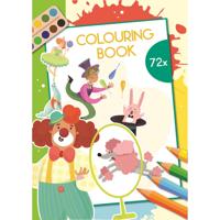 W&O kleurboek A4 junior 29,7 x 21 cm papier groen/geel - thumbnail