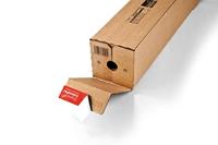 Colompac rechthoekige verzendkoker, ft 705 x 108 x 108 mm, bruin - thumbnail