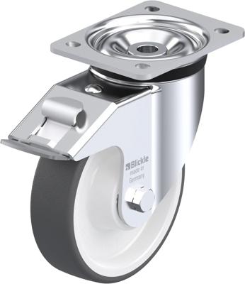 Blickle LK-POTH 160K-FI Zwenkwiel met rem Wieldiameter: 160 mm Draagvermogen (max.): 550 kg 1 stuk(s)